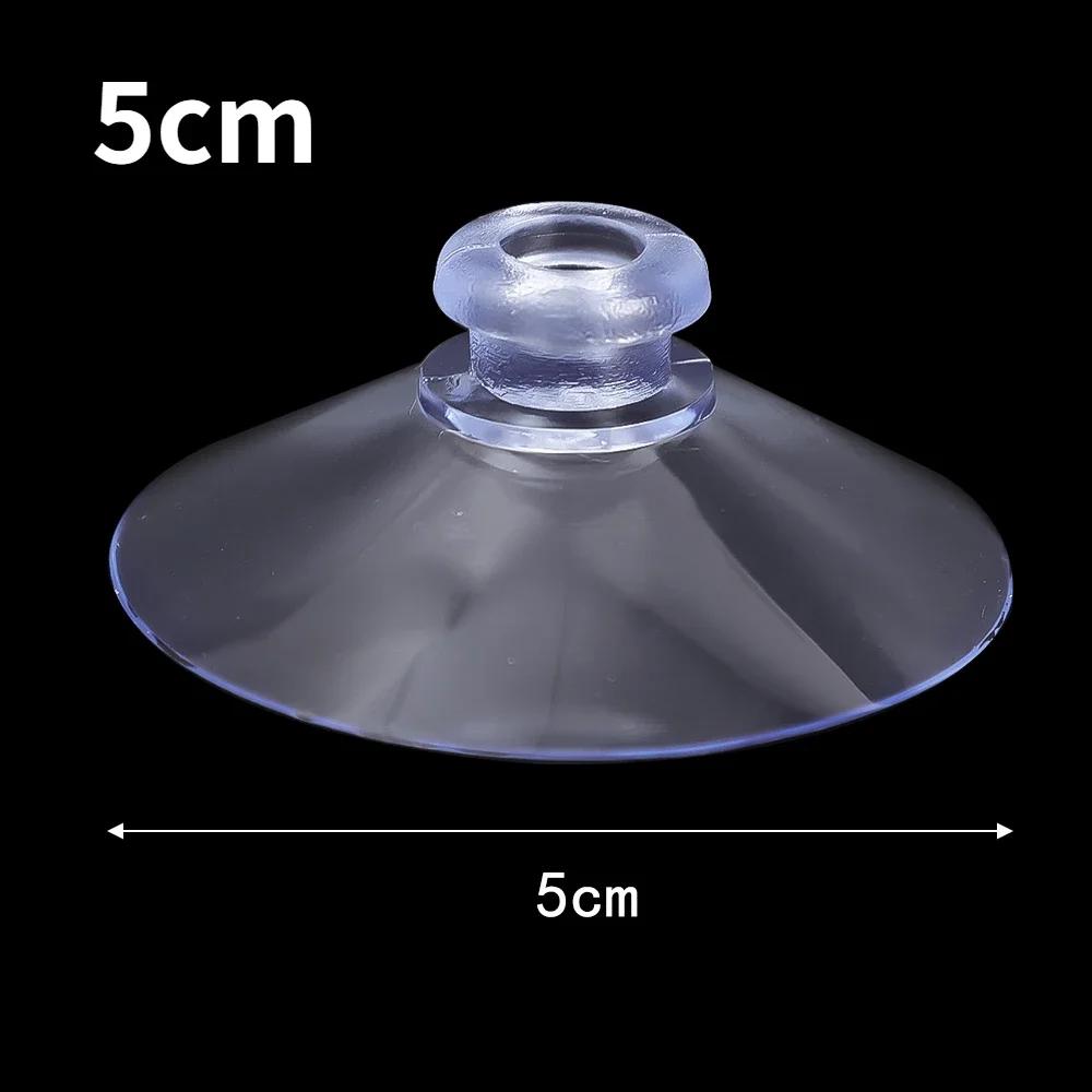 5/20 Stück Klare Saugnäpfe Starke Vakuum-Pilzkopf-Saugnäpfe Wandhaken Küche Bad Hochzeit Glas Dekor Haken 2/3/4/5cm
