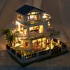 Wooden Miniature Doll House 3D Puzzle Mini DIY Kit Production and Assembly of Room Toys Home Bedroom Decoration For Kids Gifts