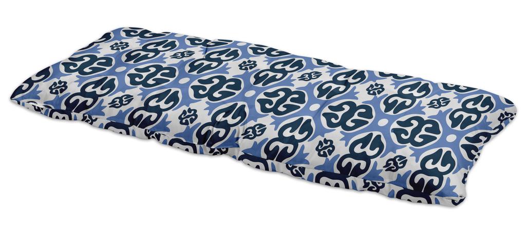 Vargottam Printed Outdoor  Bench  Cushion  Lounger Water Resistant Lounger  Bench  Seat Garden Furniture Patio Front Porch Decor and Outdoor