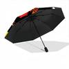 1pc Cat Pattern Automatic Folding Umbrella - Compact 8-Rib Design, Durable Plastic & Iron, Lightweight for Outdoor Daily Use052