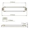 ALTEED Small Thin LED Flashlight 24 Synchronization Compatible with Vehicles Light Bar, Patterns, Function, 12V/24V (White Emitting)