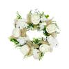 Simulated Embroidered Wreath Peony Artificial Flower Door Decoration