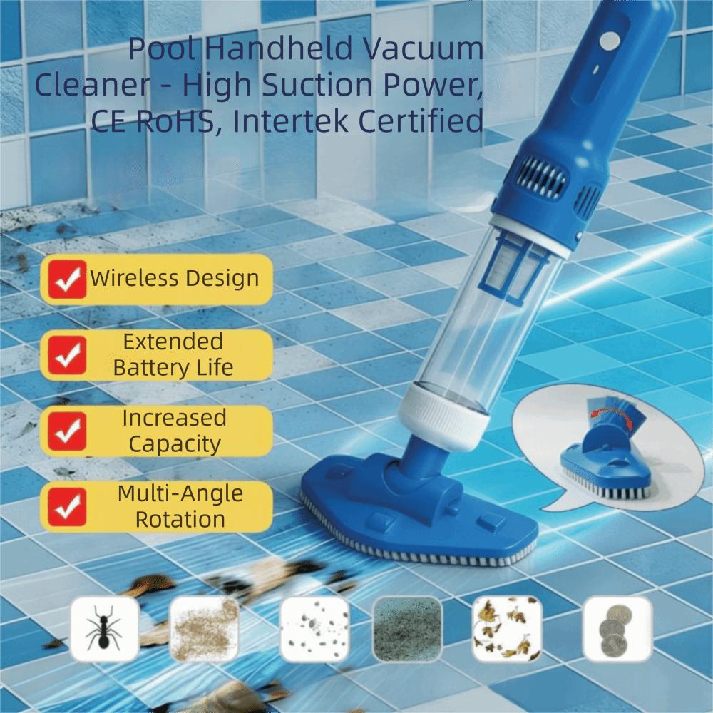 Modular Cordless Handheld Sewage Suction Device Cordless Modular Swimming Pool Device Fish Tank