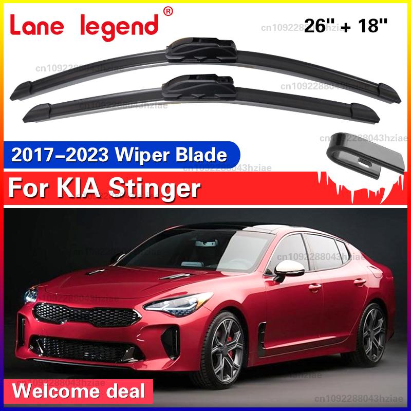 

For Kia Stinger 2017- Front Windshield Wiper Blades 2pcs Windscreen Window Accessories 2018 KIA Stinger