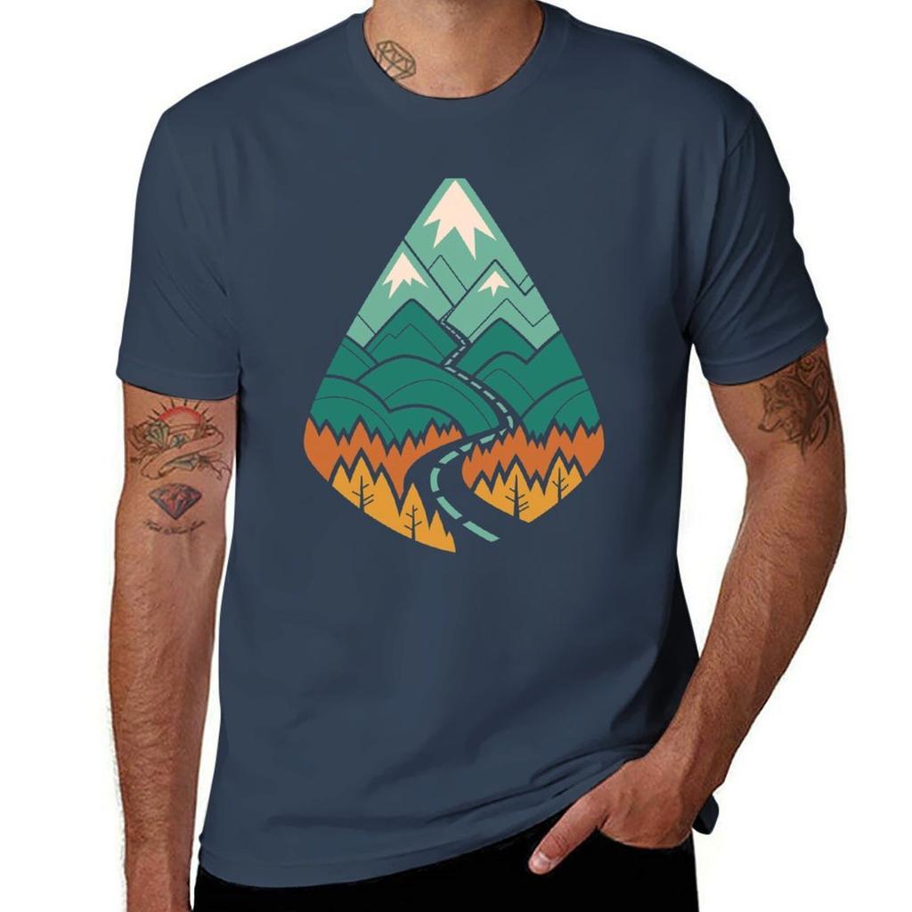 The Road Goes Ever On Summer Tshirt Classic Basic Casual Tshirt