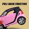 CAG5  1:32 Mercedes Benz Smart Mini Alloy Metal Diecast Model Cars Boy High Simulation Miniature Holiday Present Home Trendy Ornaments