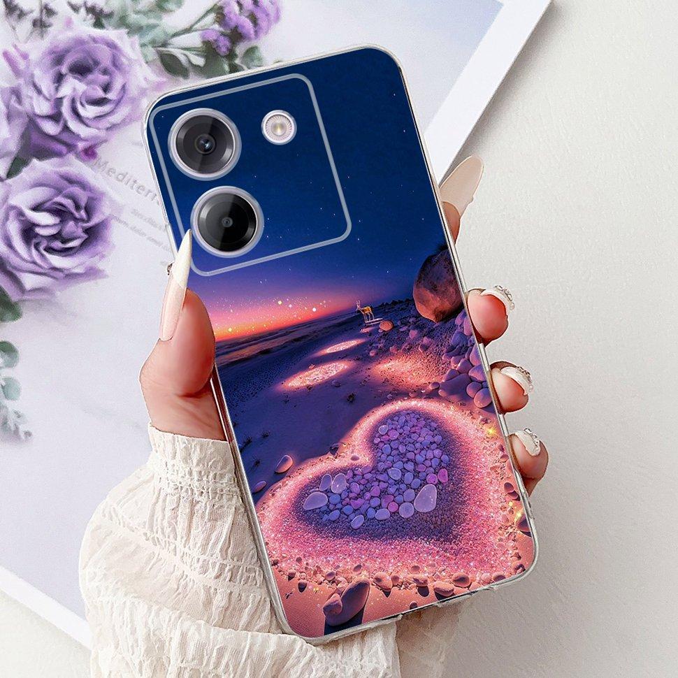 For Xiaomi Poco M7 Pro 5G Case New Dargon Art Painted Cover For Poco M7 PocoM7 Pro 5G Back Cover Soft TPU Fundas Coque