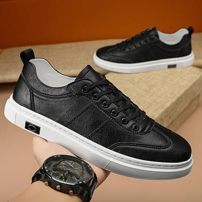 High Quality Men's Casual Shoes Genuine Leather Comfortable Oxford Shoes Breathable Tenis Sneakers Outdoor Men Skateboard Shoes