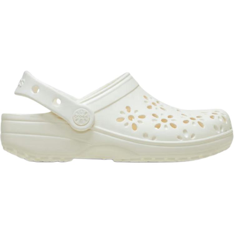 Crocs Classic Clog Comfortable Soft Everyday Versatile Non-Slip Durable Low-Top Sandals Kids sandals White 210943-0WV