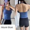 European and American Style Halter Neck Seamless Beauty Back Push-Up Sports Bra for Women, Shockproof Quick-Dry Yoga Vest, Running Bra for Outerwear
