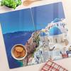 Dekoracyjne Deski Szkło Hartowane Do Krojenia Wyspa Santorini 2X30X52 Cm
