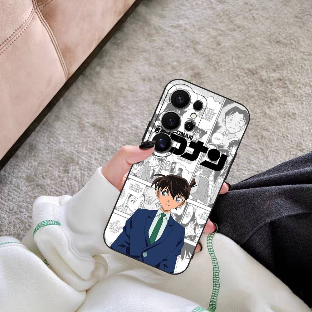 Japan D-Detective Conan Phone Case For Samsung S 24 Fe 25 Ultra Plus 20 Lite 21 30 22 23 24 22 Ultra 5G Fundas