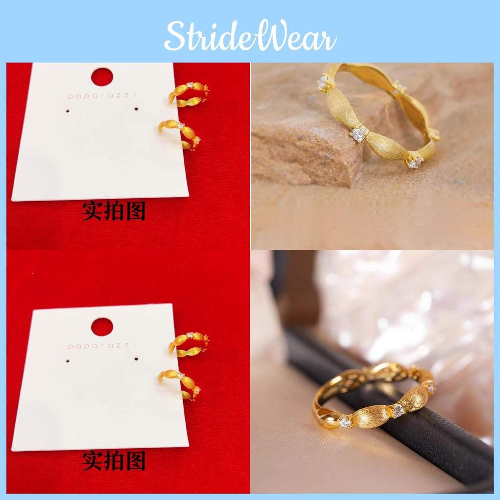 Gold Plated Stylish Adjustable Ring For Women With Retro Geometry And Dazzling Embellishments Diamond