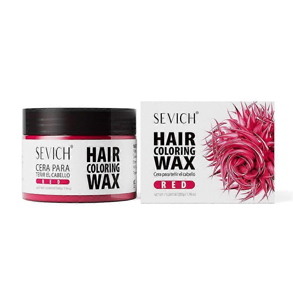Sevich Disposable Colored Hair Mud Quick Styling Hair Wax 9 Colors Hair Cream for Men & Women