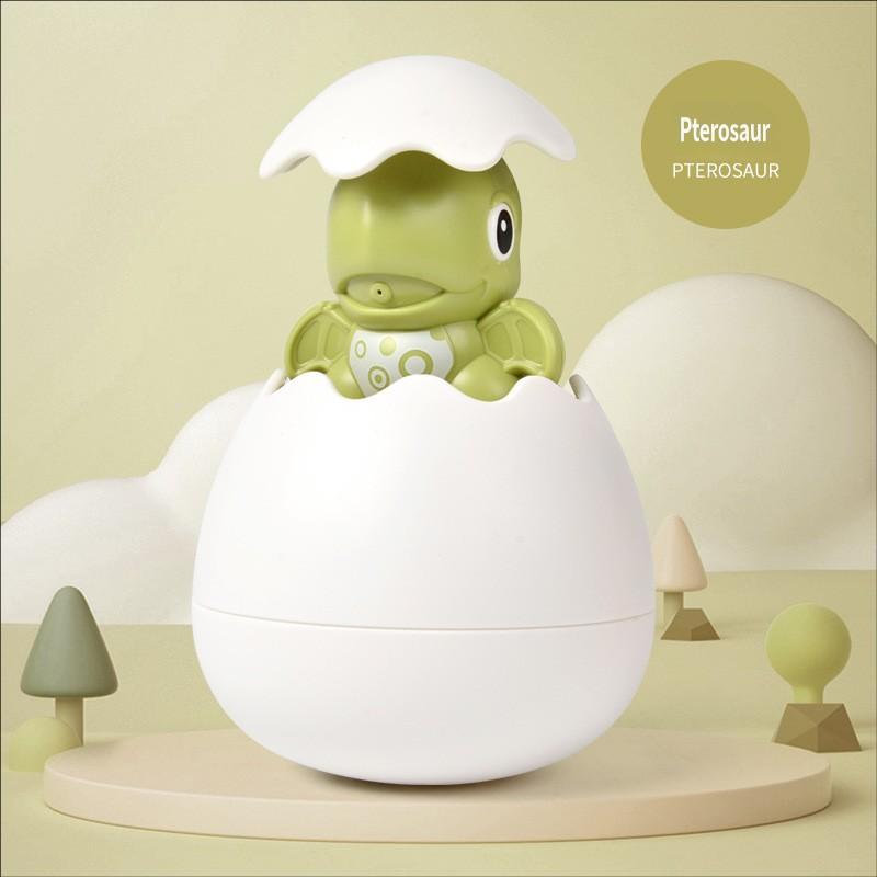 Summer Baby Bath Toy Bathroom Bath Dinosaur Eggs Baby Children Spray Water Little Yellow Duck