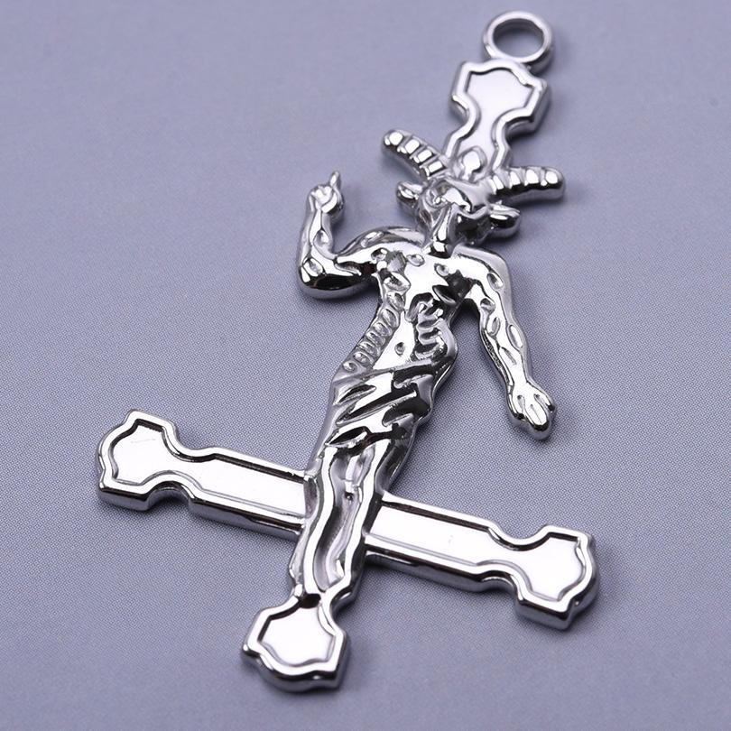 Fashion Silver Color Sickle The Sword Pendant Stainless Steel Pendants For Jewelry Making Supplies Turkish Eye Wing Charm Bulk