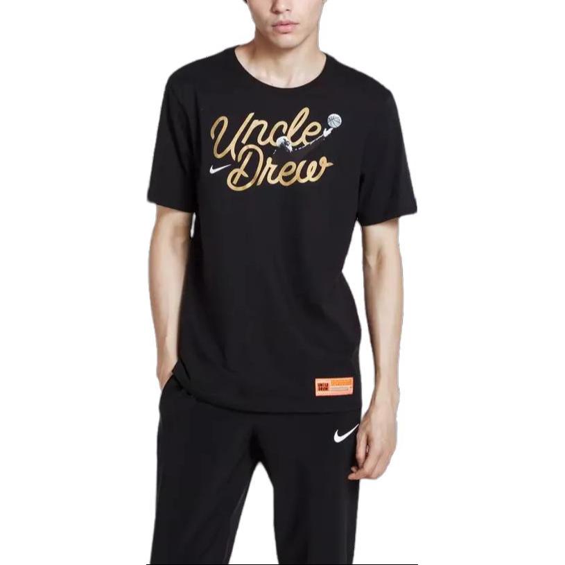 Nike T Shirts Men's Crew Neck Moderate Straight Fit BQ6203-010