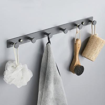 Badezimmer Wandhaken Grau Schwarz Weiß Kreativ Küche Waschraum Tür Mantel Kleidung Handtuch Schlüsselhalter Aufhänger Aufbewahrung 4 5 6 Bademantelhaken