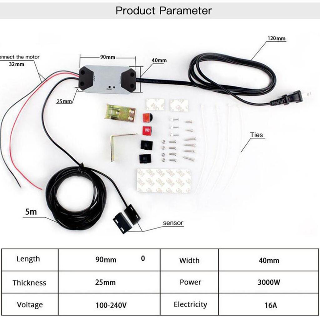 Smart WiFi Garage Door Controller Mobile Phone Remote Switch