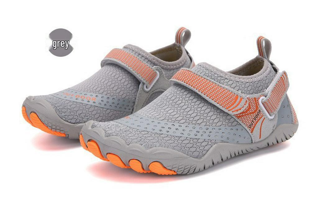 Kids  Quick-Dry Non-Slip Water Shoes - Anti-Cut Reef Shoes for Swimming, Snorkeling, & Creek Wading 44 серый