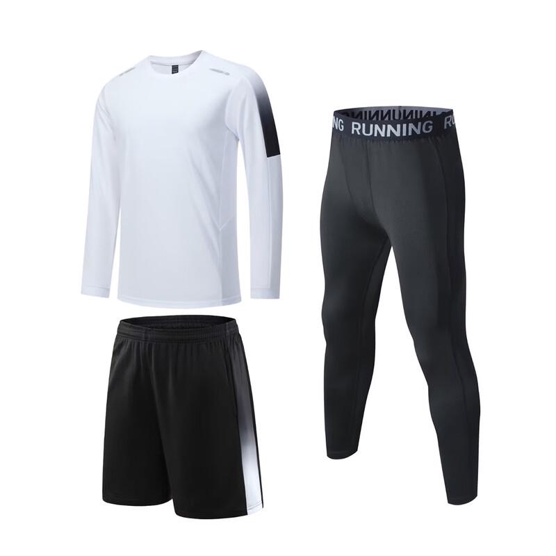Longchan Men s 3-Piece Long-Sleeve Running & Training Set