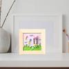 Art Puzzle Holder DIY Blank Clay Frames Painting Drawing Desktop Ornament Wooden Photo Holders DIY Craft DIY Handcraft