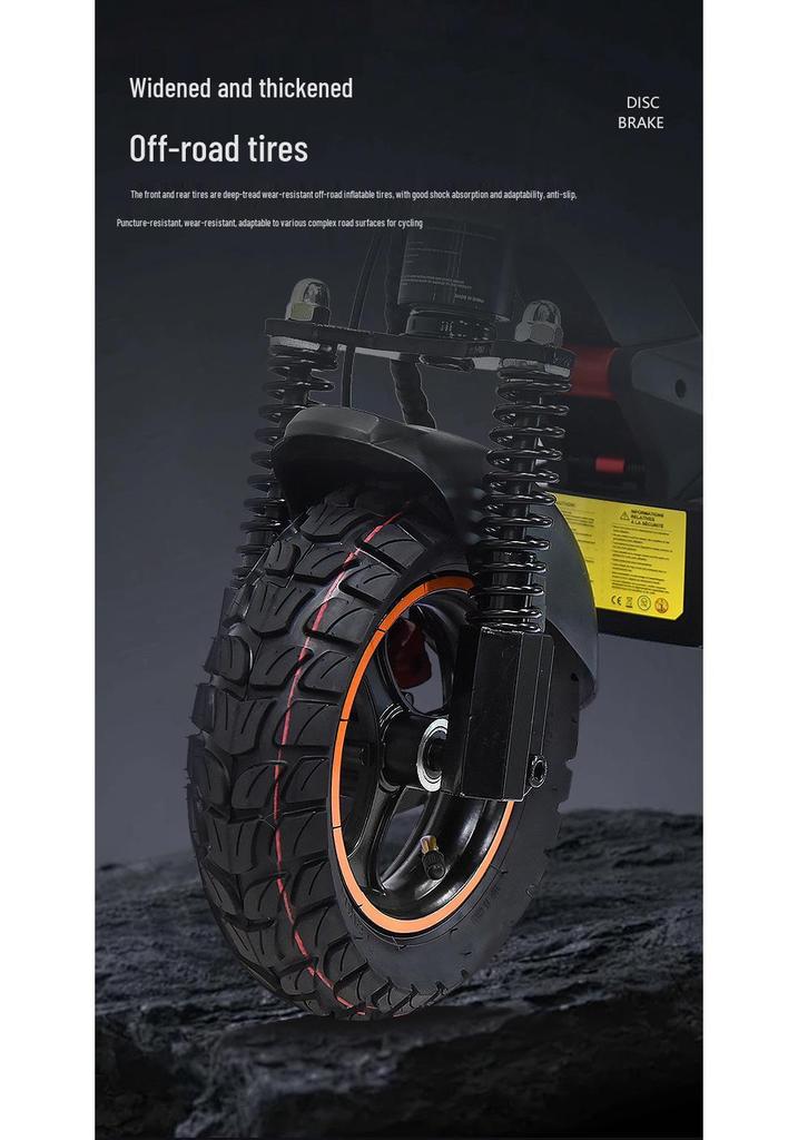 Manke MX14 Electric Scooter - Long Battery Life & Dual Suspension