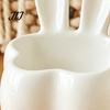 Unique Housewarming Present 3D Printed Rabbit Storage Organizer, Cute Bunny Ears Desktop Container for Room Decor Keys Jewelry, Decorative Plastic