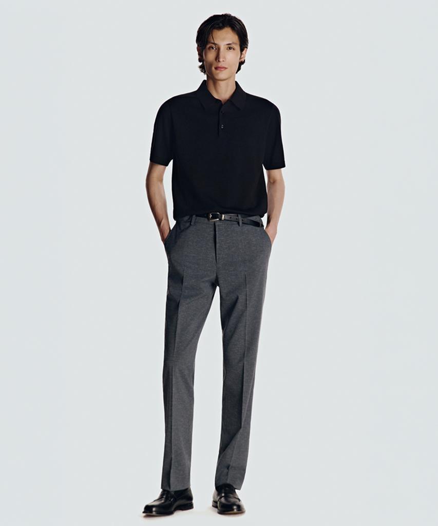 Danielkeulemyu 26Ss Cool Slub Lycra Slacks Gray