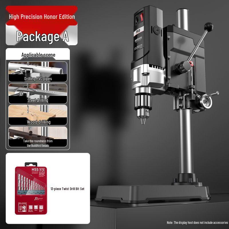Compact 220V High-Power Multifunctional Bench Drill for Home & Industrial Use