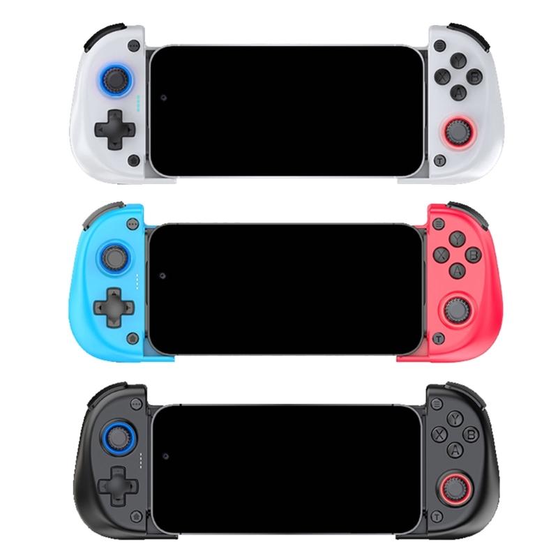 Stretchable Game Controller Wireless Charging Hall Effect Joystick Bluetooth-compatible Phone Gamepad with Cooling Fan