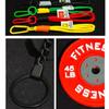 Barbell Plates Big Dumbbells Keychain D-shaped Buckle Fitness Series Pendant  Bodybuilder