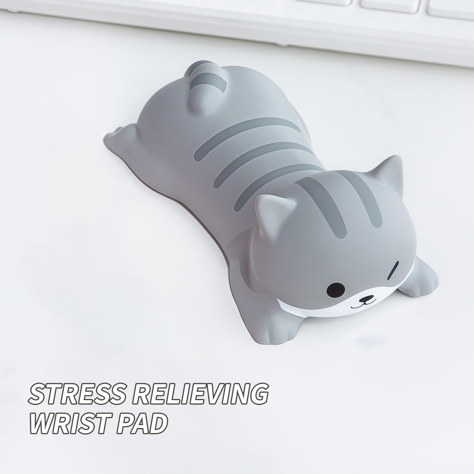 Decompression mouse pad wrist support pad, women s wrist pad, cute cartoon office desk pad, wrist rest, hand rest, hand pillow