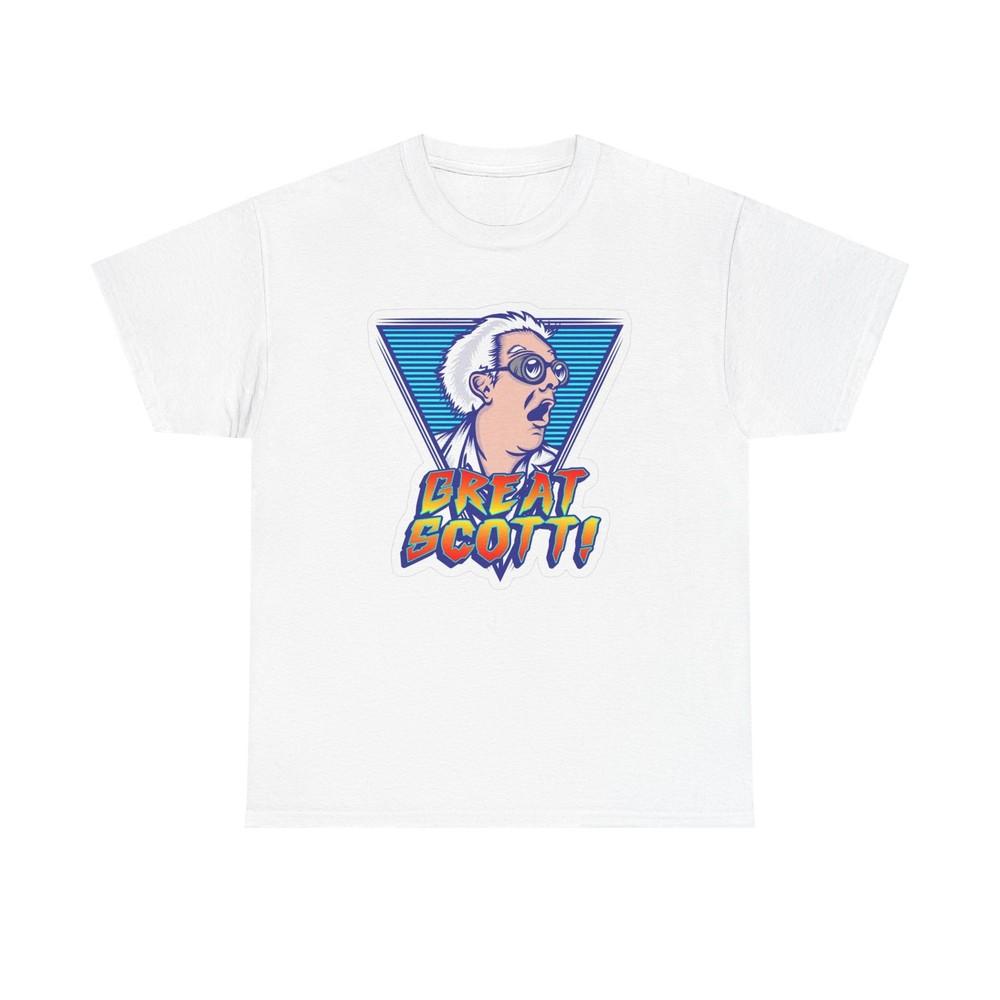 Great Scott Back To The Future Graphic T Shirt Brand New Cotton Tee Unisex T-Shirt S