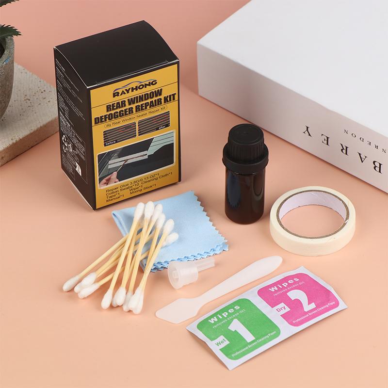 Car Rear Window Defogger Repair Kit Defroster Grid Diy Quick Repair Heater Grid Lines Fix Heater Glass Lines Car Accessories