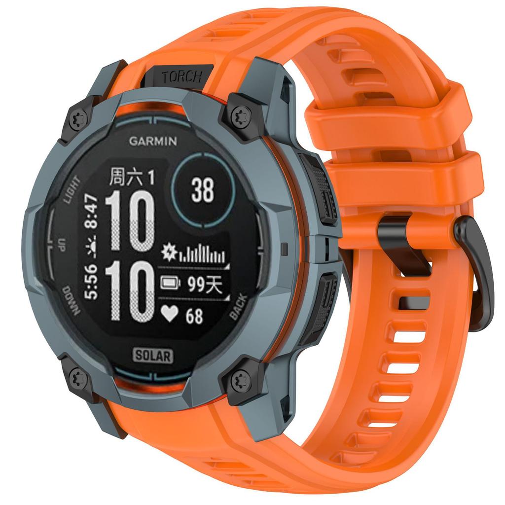 Cinturino Ufficiale in Silicone Per Garmin Instinct 3 Amoled 50mm 45mm Braccialetto di Ricambio per Garmin Instinct 3 Solar 45mm 50mm