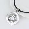 Pentagram Pentacle Satanic Satan Devil Occult Magic Demon Goth Rock Unisex Supernatural Necklace Pendant Vintage Protect Witch Talisman Health Jewelry