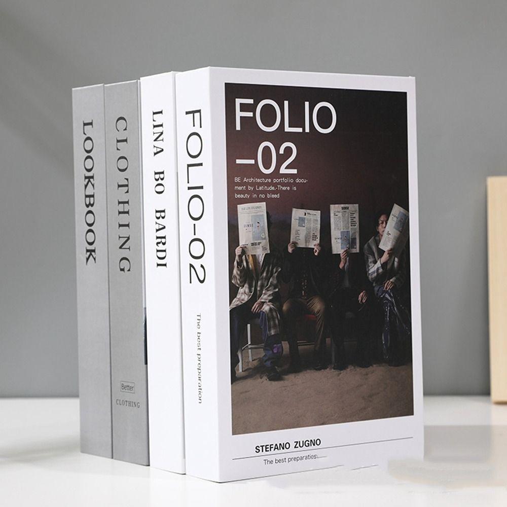 

Modern Simulation English Book English Desktop Book Ornaments Simple Fake Book Bookcases