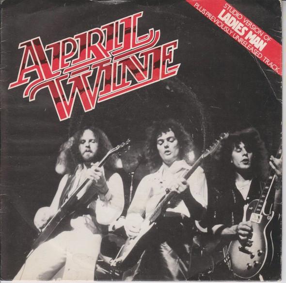 7inch Record APRIL WINE - Ladies Man CL16164 Capitol Records 1979 UK Rock Used