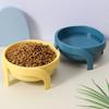 Colorful Raised Cat Bowls Large Capacity Neck Guard Cat Food Bowl Non-Slip Stable Pet Water Bowl for Puppy Cat