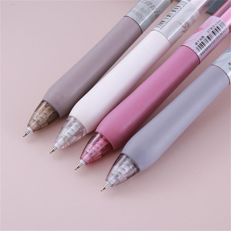 4PCS Twist Action Pens Black Ink Clicks Pens Anxiety Relief Toy for Students Study Office Supplies for Journaling