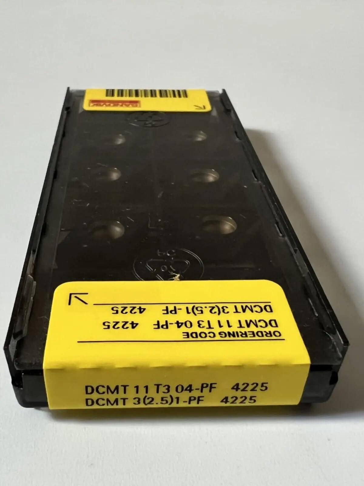 

Оригінальна пластина Sandvik / DCMT11T304-PF 4225 / Твердосплавна пластина для ЧПУ 10 шт.