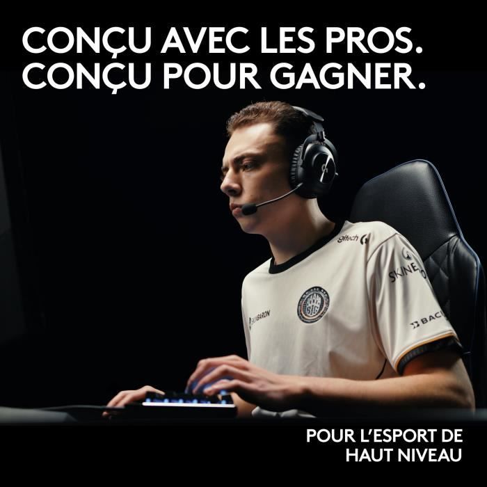 Casque Gamer - Sans Fil - Logitech G - Pro X 2 - Bleutooth - PS5, PS4, PC - Noir