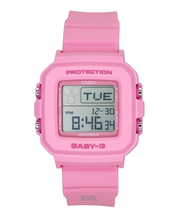 Casio Baby-G Цифровые Розовый Резиновый Ремешок Кварцевые BGD-10KH-4 100М Женские Часы