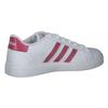 Adidas Grand Court Lifestyle Tennissko LKK25 Fottøy Ekte Hvit Størrelse cm Snøring Barn, Hvit/Lag Magenta/Fottøy (GY4764), 19.0