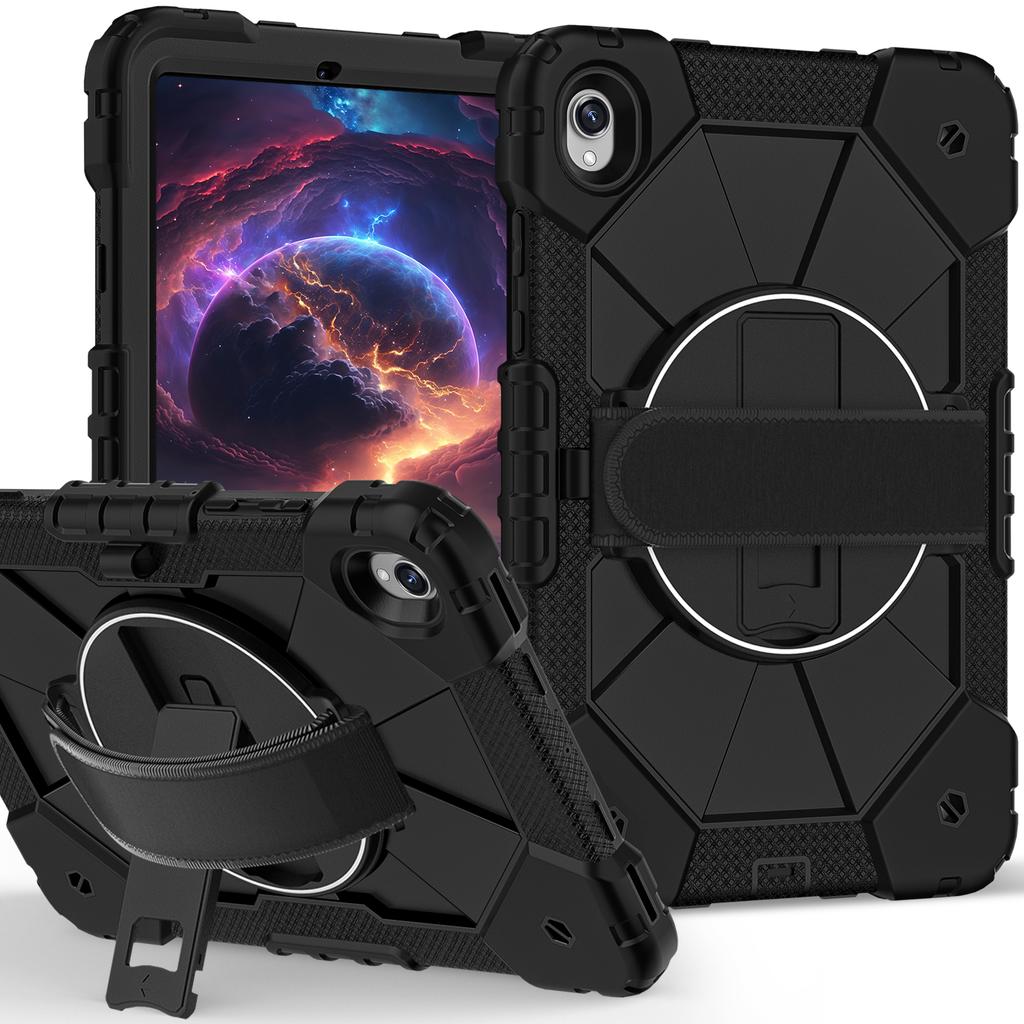 For Samsung Tab Case S11 S10 S9 FE A11 A9 Plus A7 Lite Tablet Stand Case Thick Shockproof with Rotating Strap Kickstand Cover