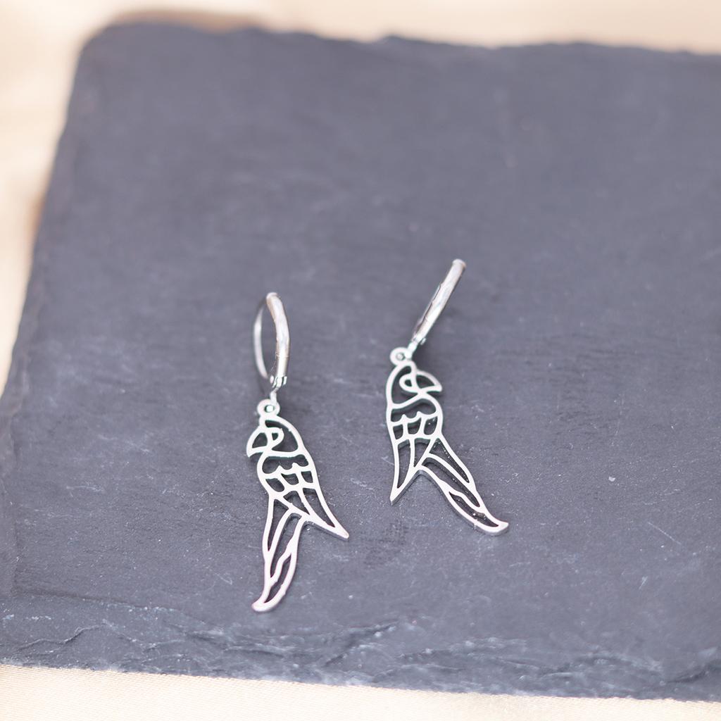 Kinitial Stainless Steel Bulldog Unicorn Dragon Fairy Turtle Sword Death Moth Earrings For Women Trendy Piercing Jewelry