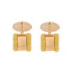 Ladies' Dopamine Fashion Contrasting Geometric Resin Earrings, Niche Geometric Earrings