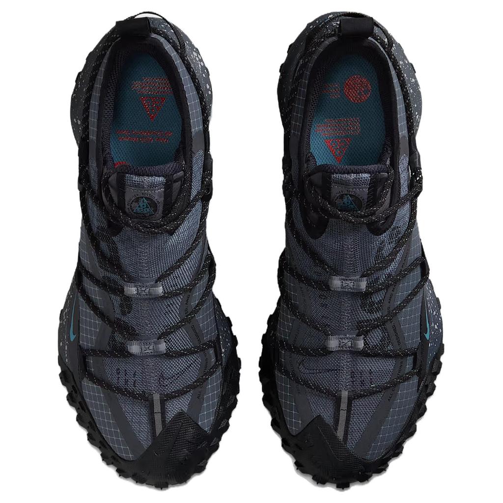 Nike ACG Mountain Fly Low GORE-TEX Μαύρο Σκούρο Γκρι Unisex Αθλητικά Παπούτσια Καπνισμένο Μπλε Λυκόγκριζο Πικάντικο Κόκκινο IB7328-002