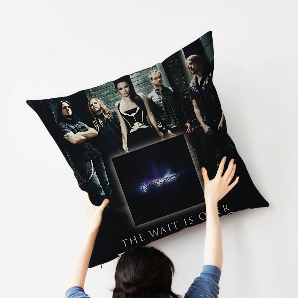E-Evanescences Rock Band Pillowcase toon Gift Cushion Cover Bedroom Home Sofa Chair Seat Decor pillow case